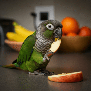 eating apple