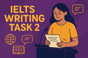 IELTS academic writing task 2 with preparation tips, examples, and strategies